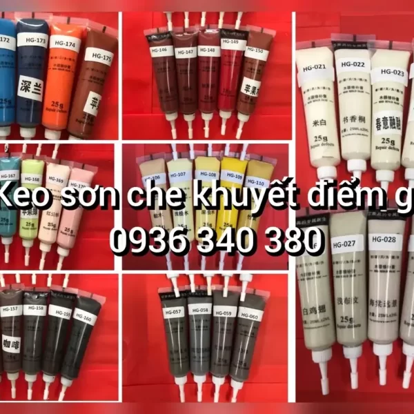 Keo sơn che khuyết điểm gỗ