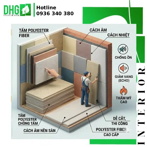 Tấm polyester fiber