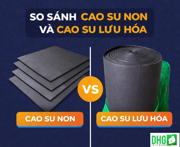So sanh cao su non - cao su luu hoa