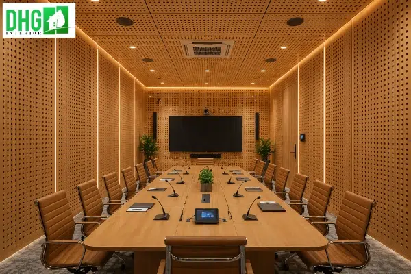 Phòng Họp Gỗ Tiêu Âm