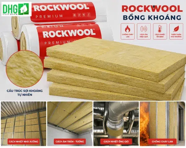Bông khoáng Rockwool giá tốt