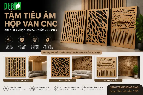 Tấm tiêu âm hộp ván chạy CNC