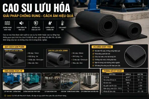 Cao su lưu hóa