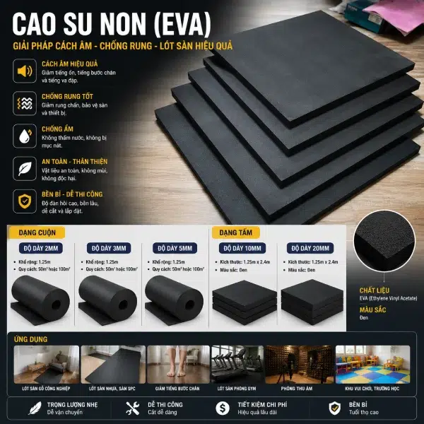 Cao su non (eva)