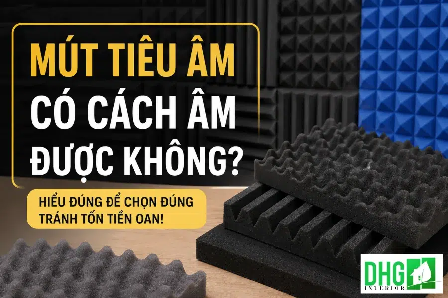Mút tiêu âm có cách âm được không